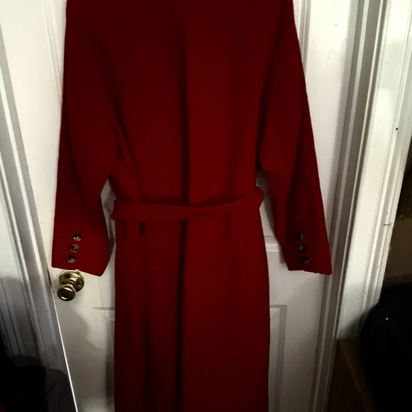 JustFab Vibrant Red Coat - Picture 6 of 7